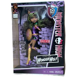 Monster High Power Ghouls Exclusive Deluxe Wonder Wolf Doll Mattel Brand NEW!